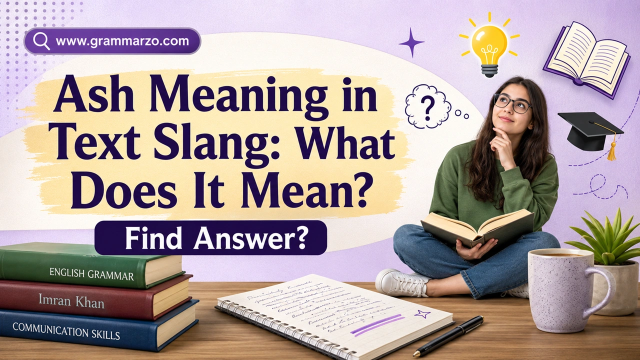 Ash Meaning in Text Slang: What Does It Mean?