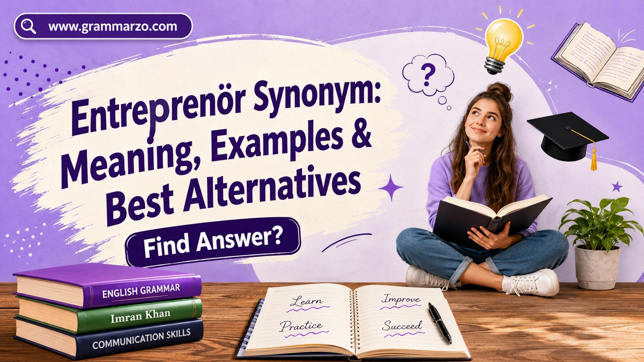 Entreprenör Synonym: Meaning, Examples & Best Alternatives