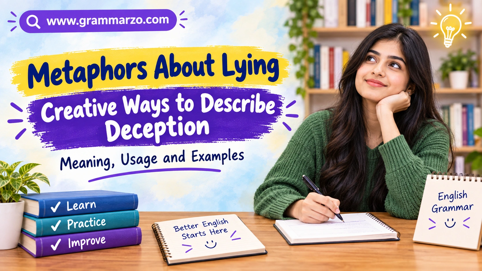 metaphors about lying