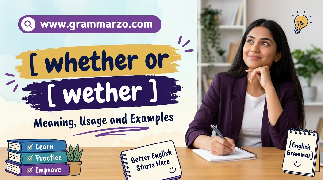Spell Opposite Whether or Wether: Which Spelling Is Correct?